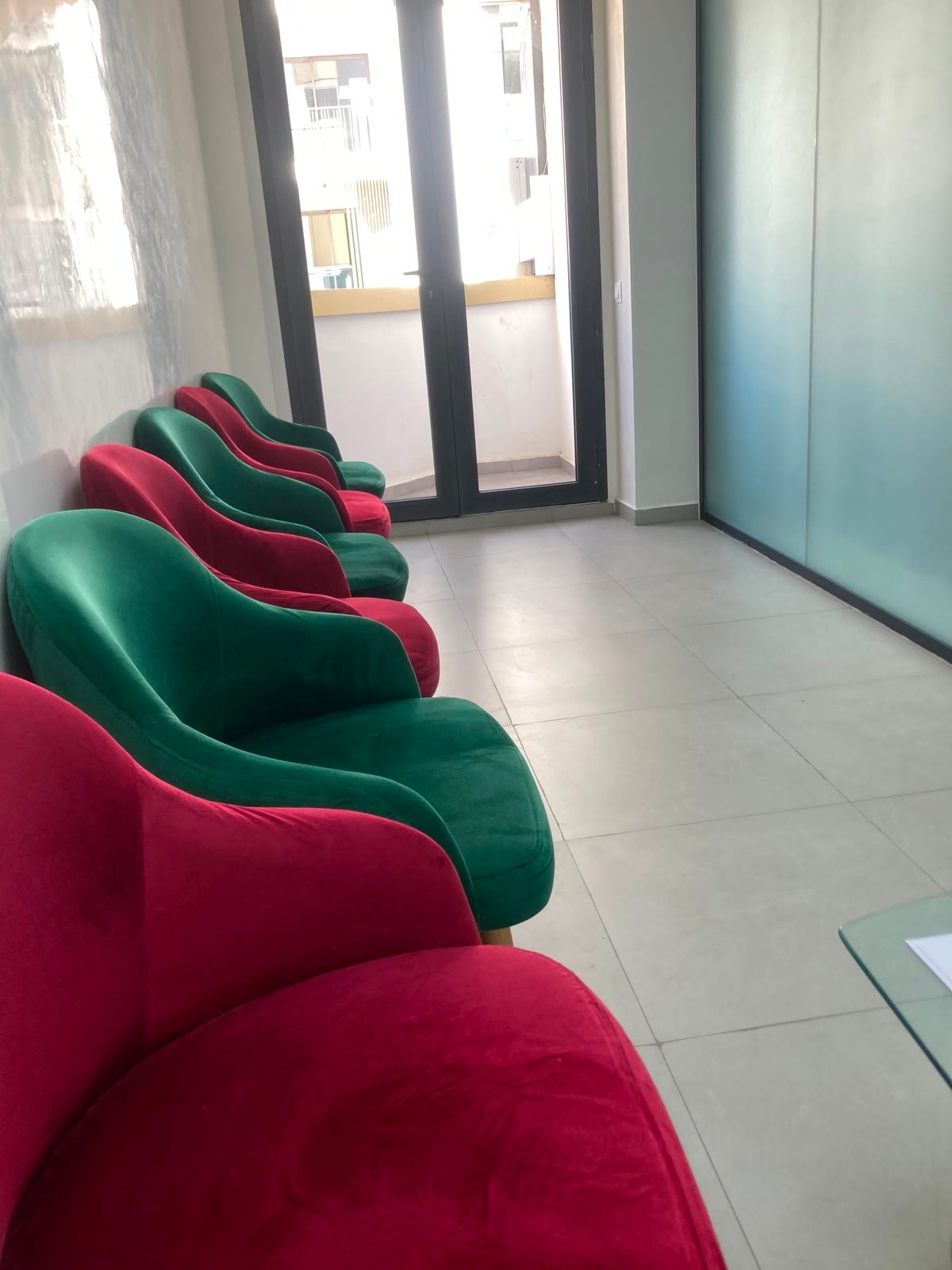 Espace d’accueil du cabinet